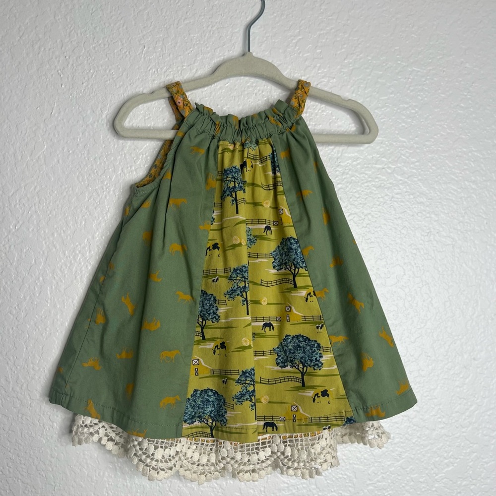 Matildia Jane and Joanna Gaines Little Sprouts Horse Dress Size 6-12 Months